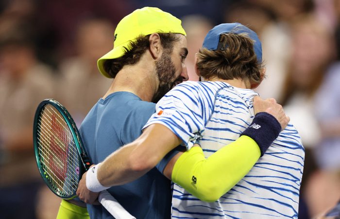 Jordan Thompson and Alex de Minaur (Getty Images)