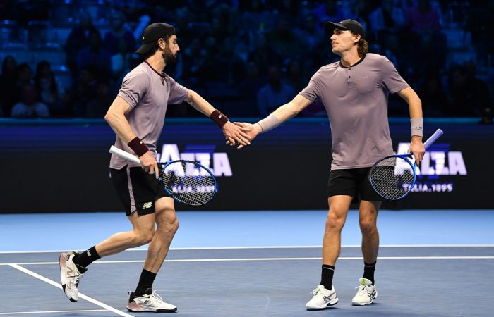 Jordan Thompson and Max Purcell (Getty Images) Jordan Thompson and Max Purcell (Getty Images)