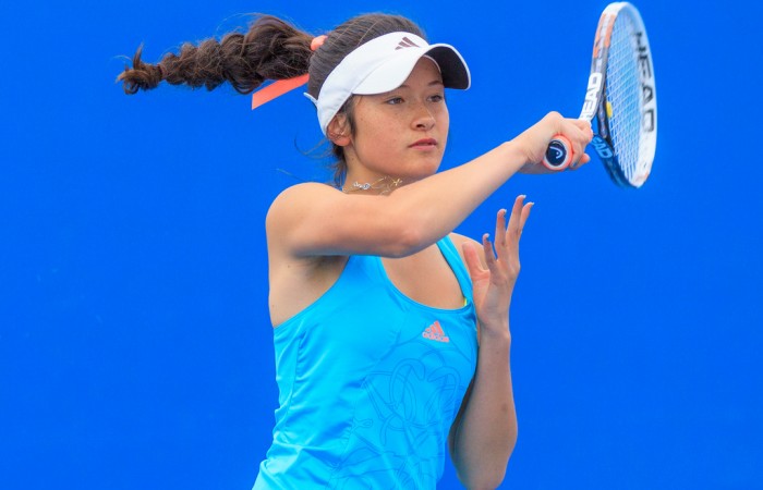 Meg Connell, Melbourne Park, 2013. MATT JOHNSONMeg Connell, Melbourne Park, 2013. MATT JOHNSON