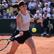 Kimberly Birrell in action at Roland Garros in 2023, the last time she played in the main draw in Paris (Photo: EMMANUEL DUNAND/AFP via Getty Images)