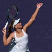 Maddison Inglish in action at Indian Wells. (Getty Images)