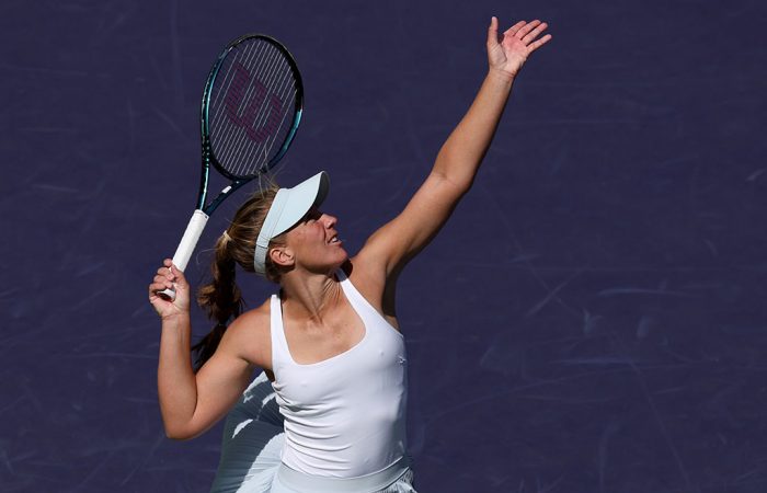 Maddison Inglish in action at Indian Wells. (Getty Images)