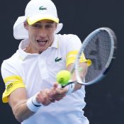 Marc Polmans advanced to the found round of Wimbledon qualifying.