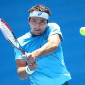 Marinko Matosevic in action at the Australian Open 2016 Play-off; Getty Images