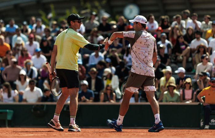 Matt Ebden and John Peers Roland Garros John Peers and Matt Ebden (Mark Peterson/Tennis Australia)