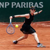 Maya Joint in action at Roland Garros in Paris, France (TENNIS AUSTRALIA/MARK PETERSON)