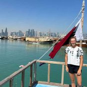 A picturesque stop in the Middle East.