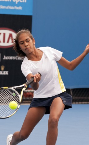 12th of December 2011. Optus 12s Australian Championships. Mae Dumrigue