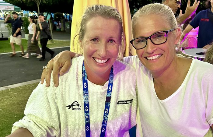 Nicole Kriz, on the left, is the new Director at Tennis Australia's National Tennis Academy. Nicole Kriz, on the left, is the new Director at Tennis Australia's National Tennis Academy.