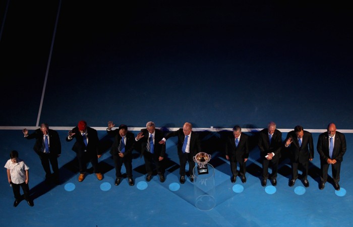 Living legends at the Australian Open. GETTY IMAGES Living legends at the Australian Open. GETTY IMAGES