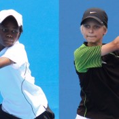 Benard Nkomba and Kody Pearson. IAIN MORTON