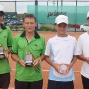 Harrison Brown, Thomas Giles, Kody Pearson and Moerani Bouzige