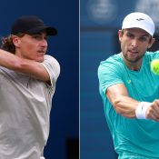 Max Purcell (L) and Aleksandar Vukic. [Getty Images]