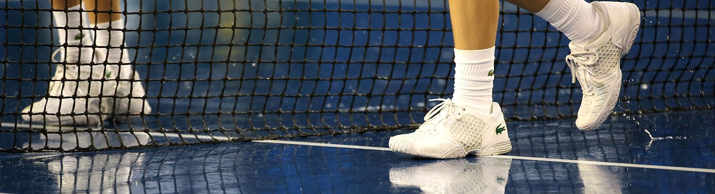 Rain falls at Australian Open 2014, Melbourne Park, Melbourne. GETTY IMAGES