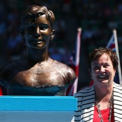 Kerry Reid, Australian Open, 2014, Australian Tennis Hall of Fame, Melbourne. GETTY IMAGES