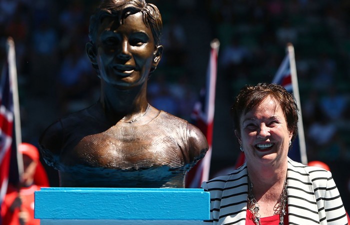 Kerry Reid, Australian Open, 2014, Australian Tennis Hall of Fame, Melbourne. GETTY IMAGES