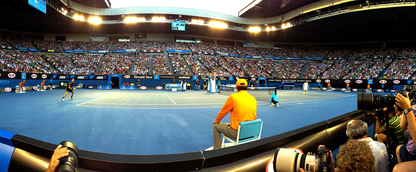 Rod Laver Arena, Australian Open 2013. GETTY IMAGES