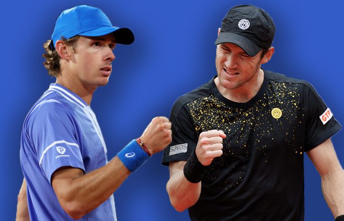 Alex de Minaur and Matt Ebden.