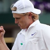 Luke Saville, Wimbledon, 2012. GETTY IMAGES