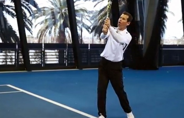 Scott Draper backhand topspin lob