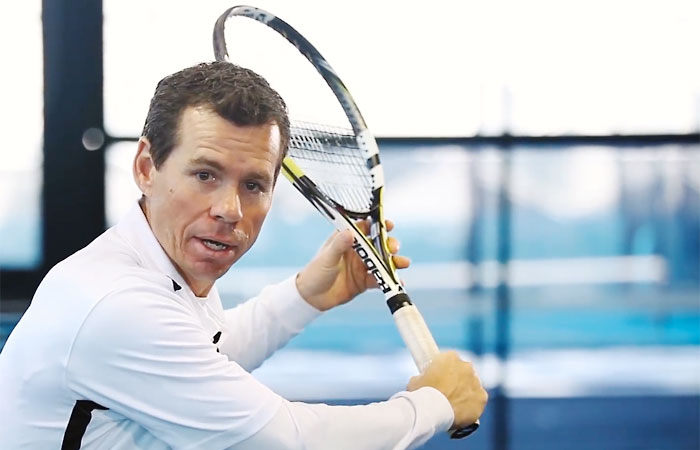 Scott Draper show how to hit a perfect slice backhand