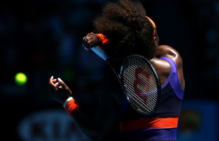 Serena Williams Serena Williams in action at Australian Open 2013; Getty Images