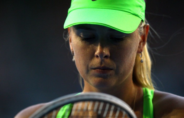 Maria Sharapova is notable for her visualisation ritual, narrow focus and employment of positive triggers in between points when competing; Getty Images Maria Sharapova is notable for her visualisation ritual, narrow focus and employment of positive triggers in between points when competing; Getty Images