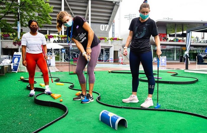 Ellen Perez and Storm Sanders in New York. Picture: Instagram Ellen Perez and Storm Sanders in New York. Picture: Instagram
