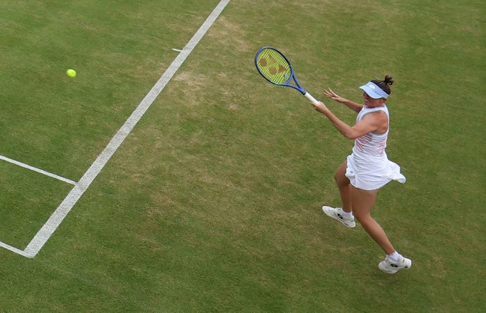 Storm Hunter in action at the WTA Queen's Club Championships. [Getty Images]