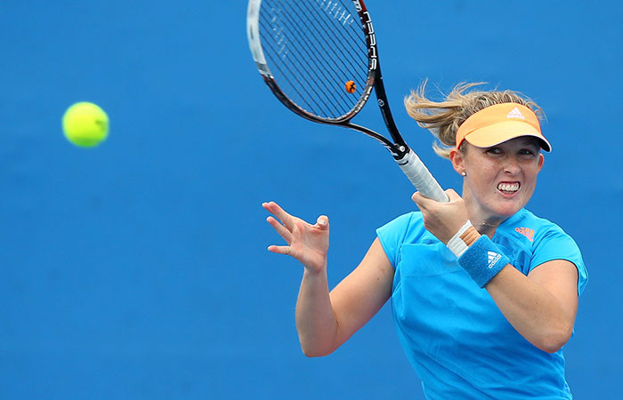Storm Sanders, Australian Open, Melbourne, 2014. GETTY IMAGES Storm Sanders, Australian Open, Melbourne, 2014. GETTY IMAGES