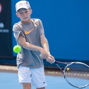 Dayne Sweeny in action during the 2013 December Showdown; Matt Johnson