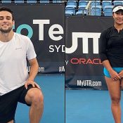 Aleksandar Vukic and Destanee Aiava in Sydney.