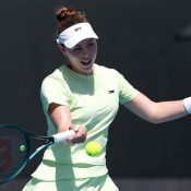 Talia Gibson advances to the second round of AO 2025; Getty Images