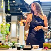 Ellen Perez at the Taste of Tennis event.