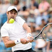 Jordan Thompson in action at the Surbiton Challenger; Getty Images