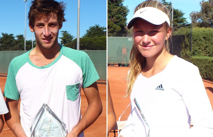 Daniel Guccione Maddison Inglis Daniel Guccione (L) and Maddison Inglis captured the titles at the Victorian Junior Claycourt International ITF event at Dendy Park; Tennis Australia