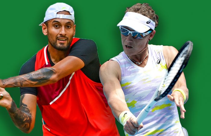 Nick Kyrgios and Sam Stosur will compete in doubles at Wimbledon 2022. Nick Kyrgios and Sam Stosur will compete in doubles at Wimbledon 2022.