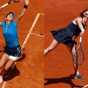 Ajla Tomljanovic (L) and Maya Joint are through to the WTA semifinals in Rabat, Morocco (Getty Images)