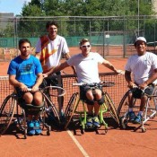 Australia's 2014 World Team Cup (l to r): Adam Kellerman, Ben Weekes and Keegan Oh-Chee. CREDIT: ADAM KELLERMAN