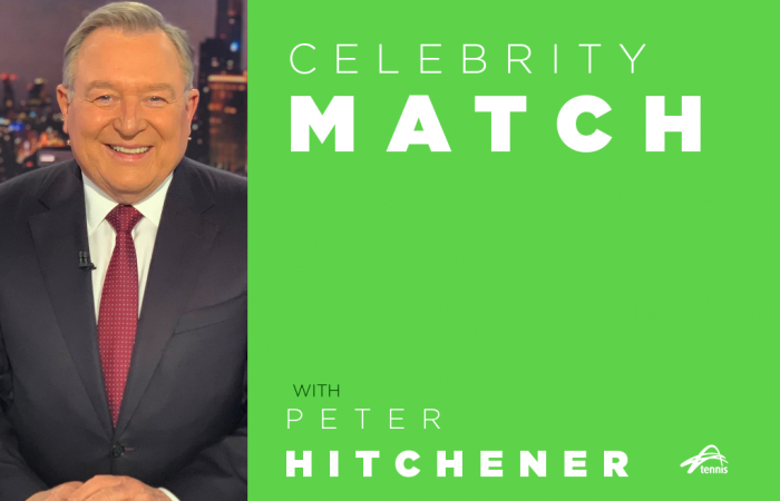 Celebrity Match with Peter Hitchener. Celebrity Match with Peter Hitchener.