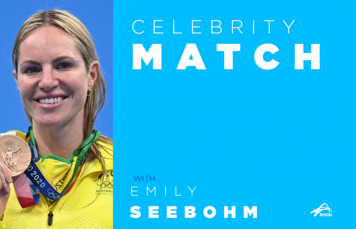 Celebrity Match with Emily Seebohm Celebrity Match with Emily Seebohm