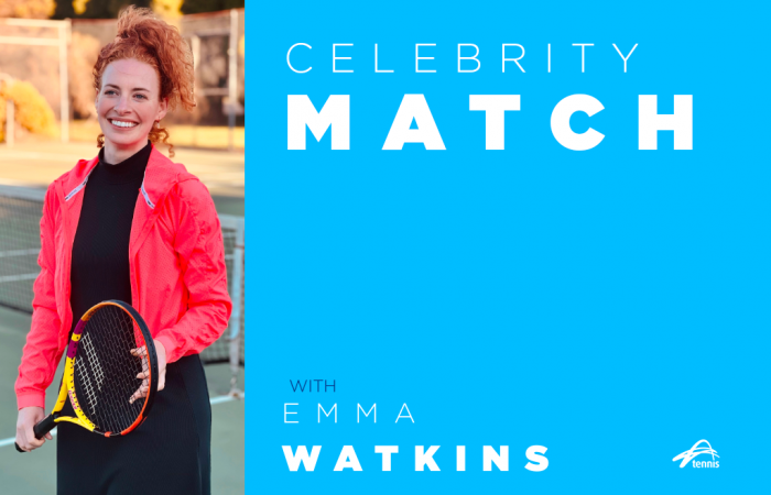 Celebrity Match with Emma Watkins. Celebrity Match with Emma Watkins.